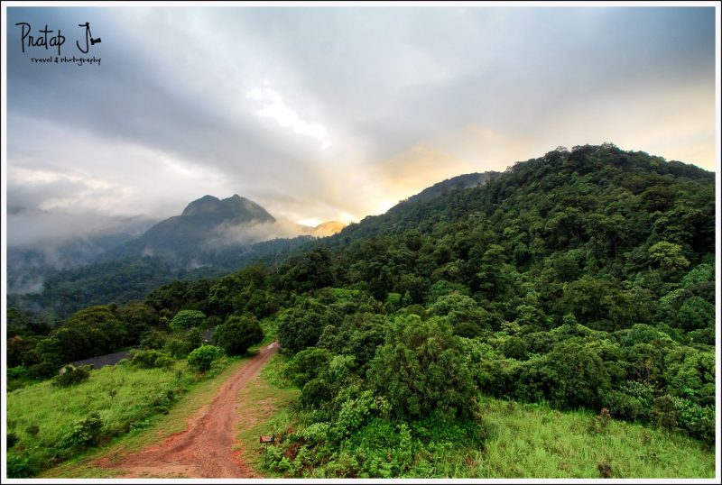 Sunrise at Silent Valley National Park in Kerala. 