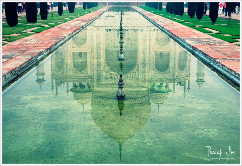 Reflection of the Taj Mahal