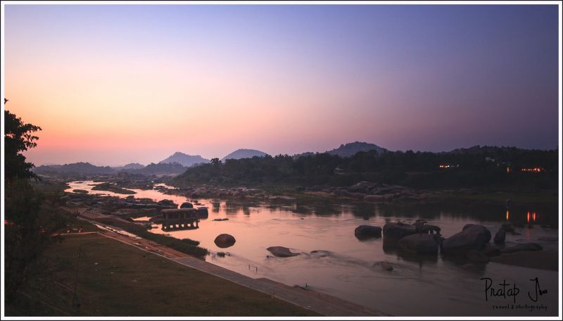 Sunset at Hampi