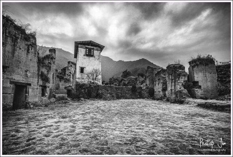 Remains of Drukyel-Dzong in Bhutan