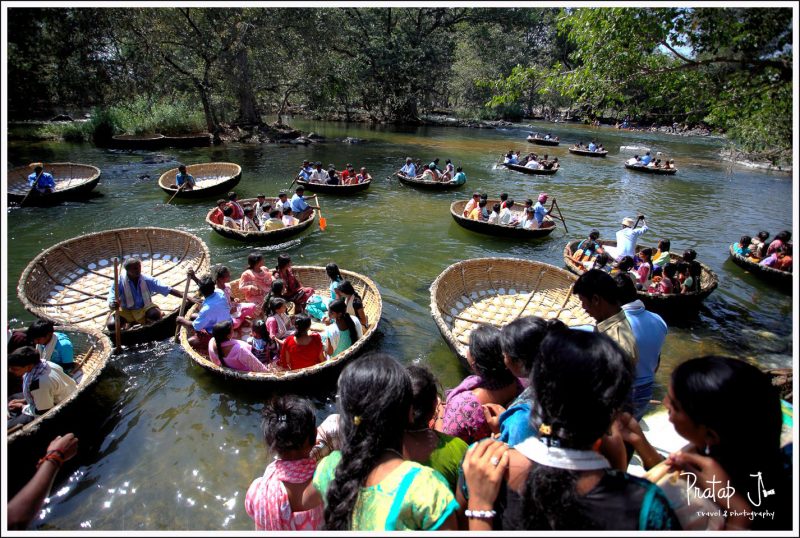 Coracles at Hogenakkal