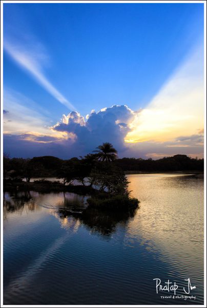 Sunset at Lalbagh in Bangalore