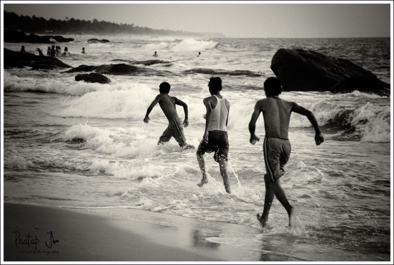 Tourists at the Beach