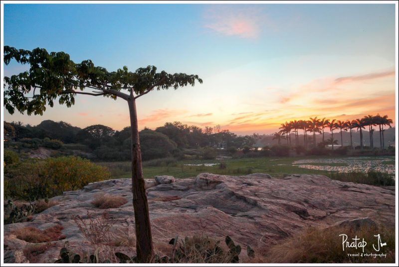 Sunset over Lalbagh Lake