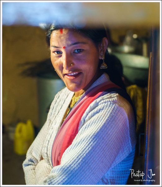 Portrait of a Gharwali Woman