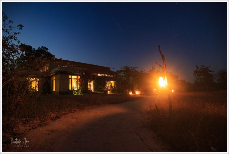 The Forsyth Lodge at Dusk